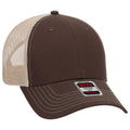 OTTO CAP® 83-1239 -  6 Panel Low Profile Mesh Back Trucker Hat