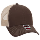 OTTO CAP® 83-1239 -  6 Panel Low Profile Mesh Back Trucker Hat