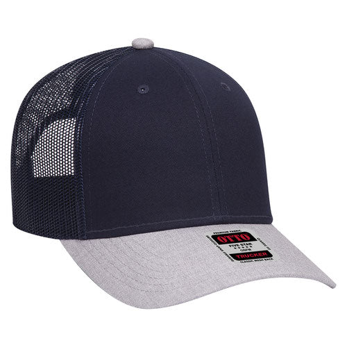 OTTO CAP 83-1239 -  6 Panel Low Profile Mesh Back Trucker Hat