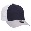 OTTO CAP® 83-1239 -  6 Panel Low Profile Mesh Back Trucker Hat