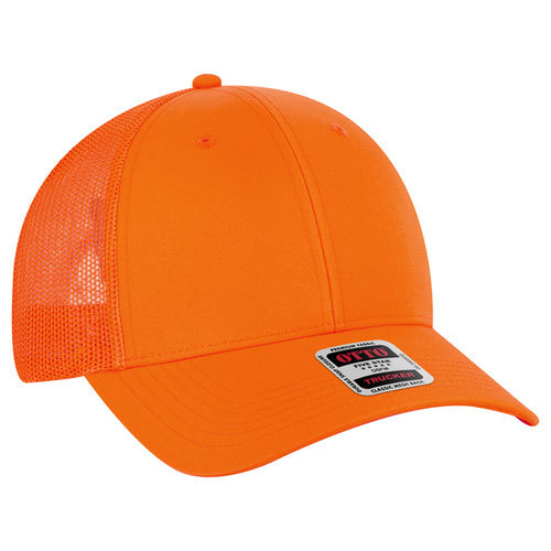 OTTO CAP® 83-473 - 6 Panel Low Profile Mesh Back Trucker Hat