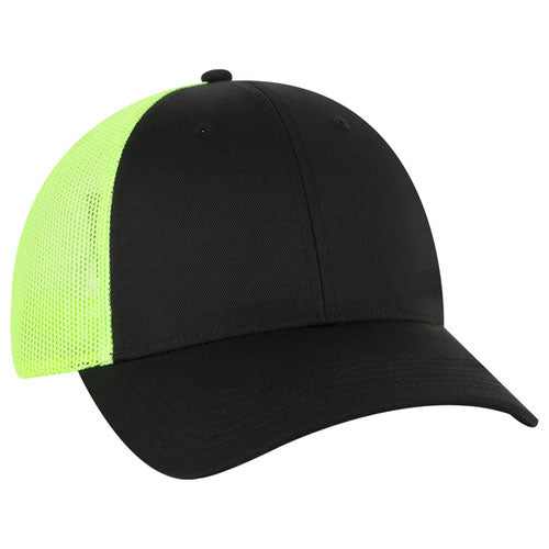 OTTO CAP® 83-473 - 6 Panel Low Profile Mesh Back Trucker Hat