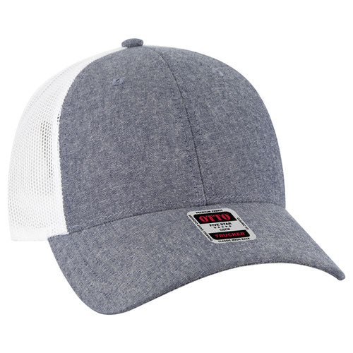 OTTO CAP® 83-473 - 6 Panel Low Profile Mesh Back Trucker Hat