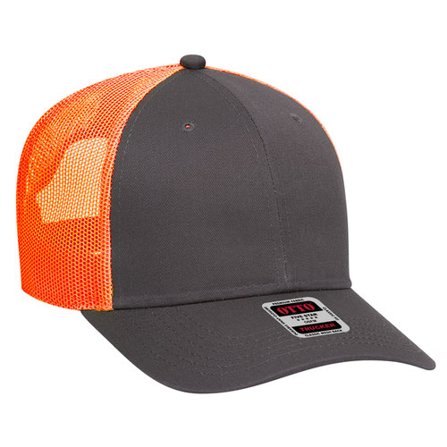 OTTO CAP® 83-473 - 6 Panel Low Profile Mesh Back Trucker Hat