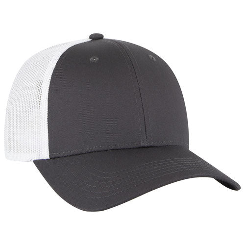 OTTO CAP® 83-473 - 6 Panel Low Profile Mesh Back Trucker Hat