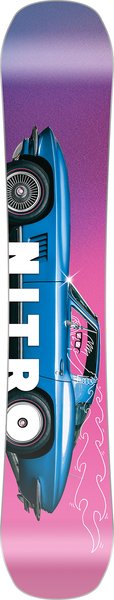 Nitro Cheap Thrills Snowboard - Men's 2025 | Designed for freestyle snowboarders who view the mountain, park, and streets as a blank canvas for creative riding