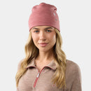 Smartwool Thermal Merino Reversible Cuffed Beanie in Rosewood Heather