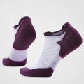 Smartwool Women's Run Targeted Cushion Low Ankle Socks in Purple-White