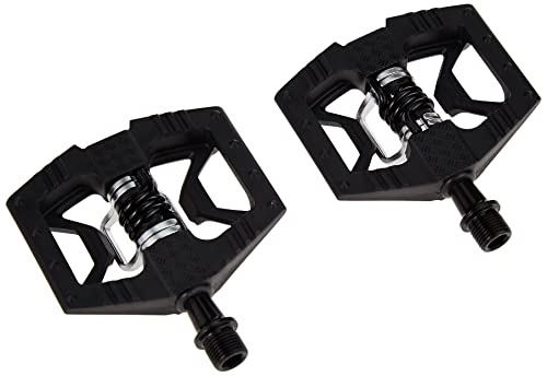Crankbrothers Doubleshot Hybrid Bike Pedal - Flat/Clipped-In City Bicycle Pedal, Premium Bearings and Seals