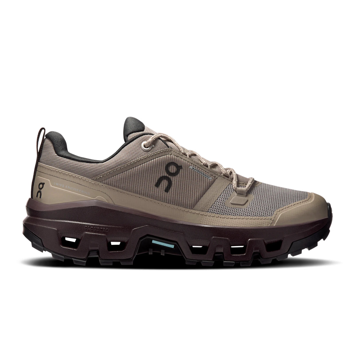 On Cloudrock Low Waterproof Women's - Cinder/Ox