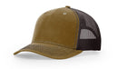 Richardson 112WH Meshback Trucker Hat Waxed Canvas Cap Hawthorne Trucker