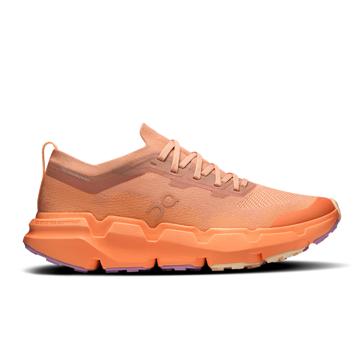 On Cloudsoma Women's trail running shoe in Sandstone/Tangerine