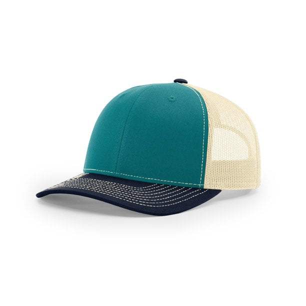 Richardson 112FP Trucker Hat Five Panel Cap Adjustable Split Hat Snapback Cap
