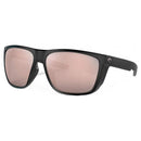 Costa Ferg XL Matte Black Sunglasses – Copper Silver Mirror 580G Lenses for High-Contrast Clarity and UV Protection