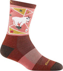 Darn Tough Critter Club Lightweight Micro Crew Women's Sock – Durable, Comfortable, and Fun Socks for Everyday Adventures