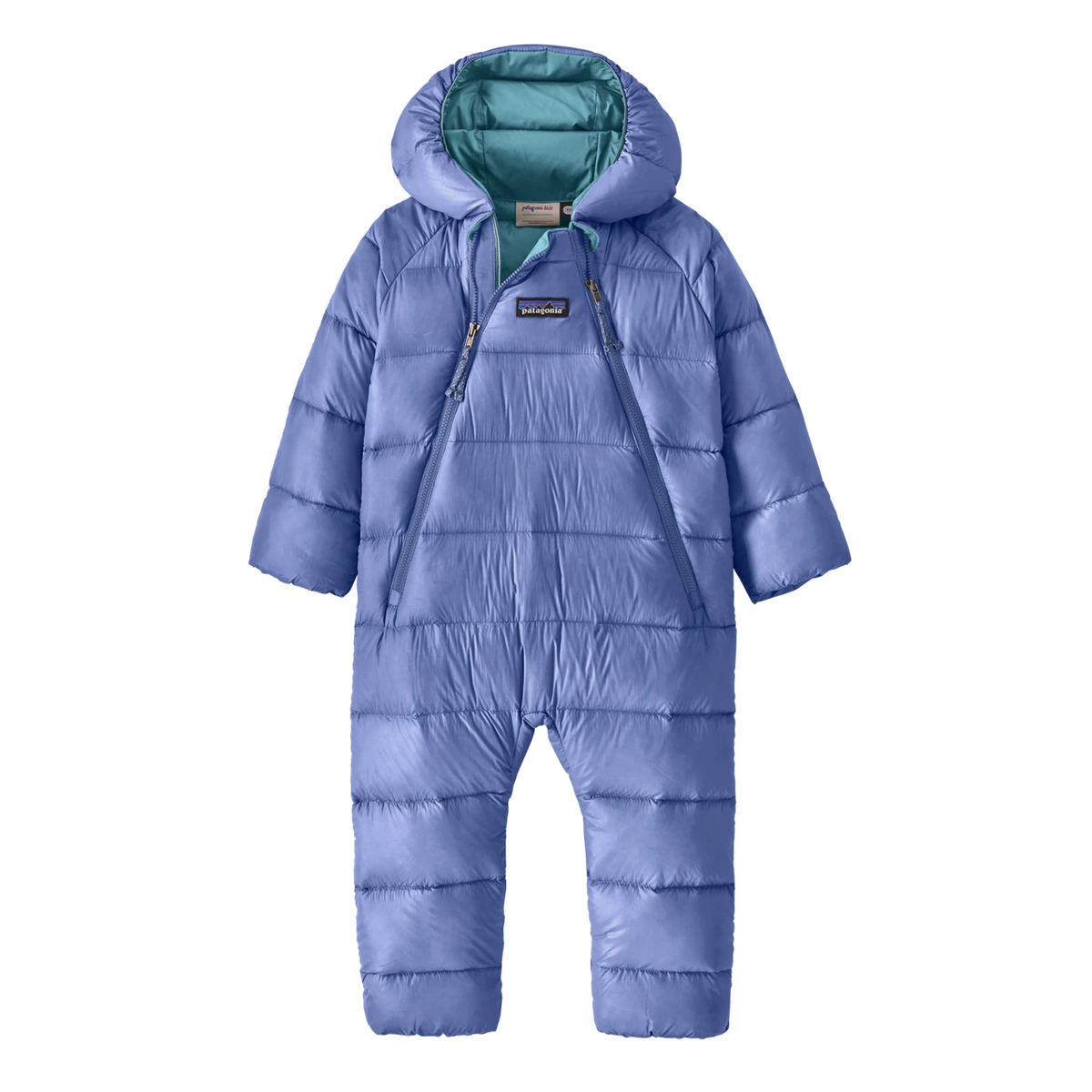 Patagonia Hi-Loft Down Sweater Bunting - Baby - 600-Fill Down Insulated One-Piece Bunting - DIVER BLUE