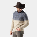 Smartwool Men's Summit 1/4 Zip Sweater in Oat Heather