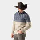 Smartwool Men's Summit 1/4 Zip Sweater in Oat Heather