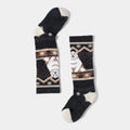 Smartwool Kids' Wintersport Full Cushion Polar Bear Pattern Over The Calf Socks in Charcoal