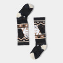 Smartwool Kids' Wintersport Full Cushion Polar Bear Pattern Over The Calf Socks in Charcoal