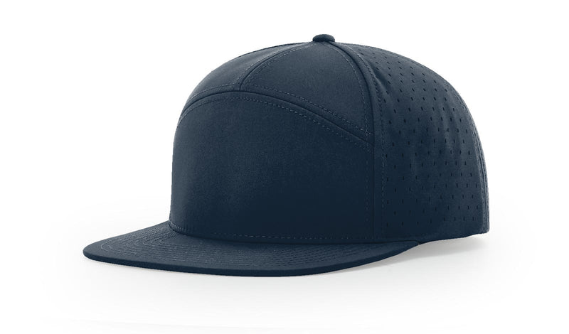 Richardson 169 7-Panel Hat Polyester Structured High-Profile Cap Adjustable Snapback