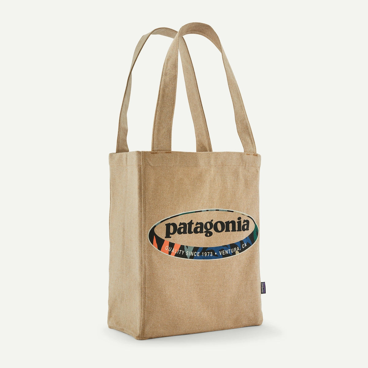 Patagonia Recycled Market Tote - 95 OVAL LOGO: CLASSIC TAN