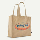 Patagonia Recycled Oversized Tote - 95 OVAL LOGO: CLASSIC TAN