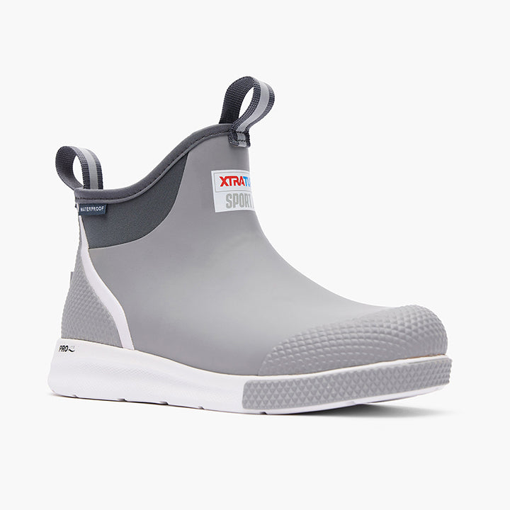 XtraTuf Men's 6in Ankle Deck Sport | Agile, Lightweight Boots for Ultimate Sportfishing Performance