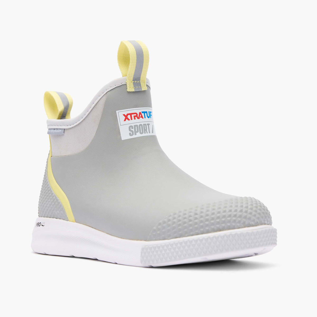 Xtratuf Women's Ankle Deck Sport - Grey/Yellow