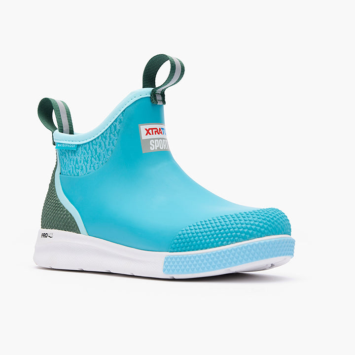XtraTuf Women's 6in Ankle Deck Sport | Lightweight, High-Performance Ankle Boot for Sportfishing Comfort and Traction