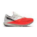 Altra Vanish Carbon 2 Men's road racing shoe in White/Silver/Fiery Coral - lateral view