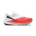 Altra Vanish Carbon 2 Women's road racing shoe in White/Silver/Fiery Coral