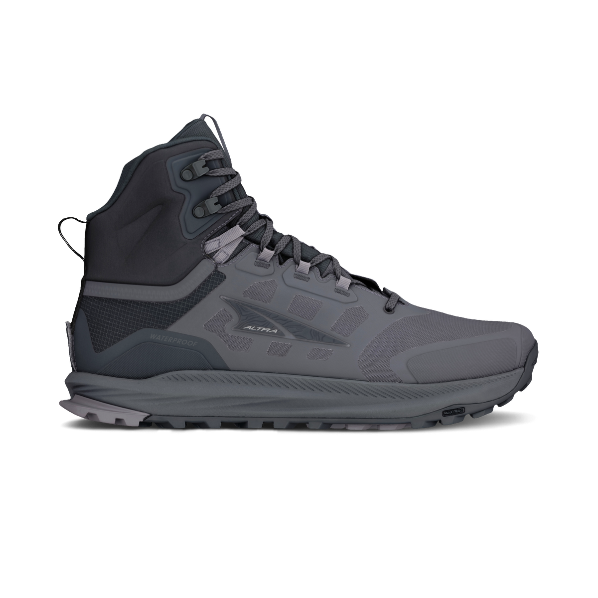 Altra Lone Peak 9 Waterproof Mid Men's Hiking Boot - BLACK/GRAY
