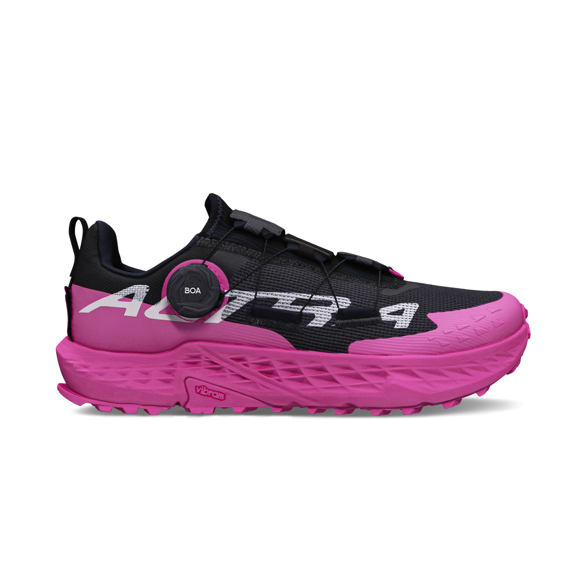 Altra Timp 5 BOA Women's Trail Running Shoe - BLACK/ROSE