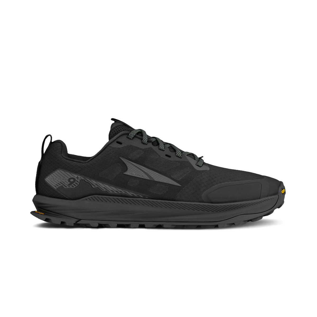 Altra Lone Peak 9+ Men's trail running shoe in Black