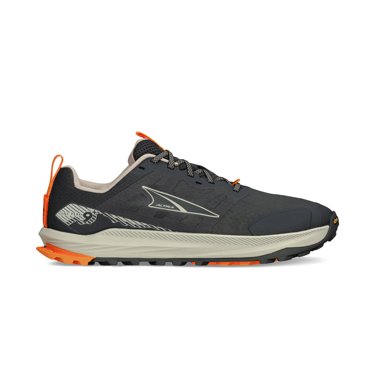 Altra Lone Peak 9+ Wide Men's Trail Running Shoe - DARK SHADOW