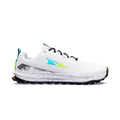 Altra Lone Peak 9+ Men's trail running shoe in White/Bluefish/Sharp Green