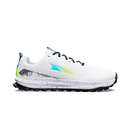 Altra Lone Peak 9+ Men's trail running shoe in White/Bluefish/Sharp Green