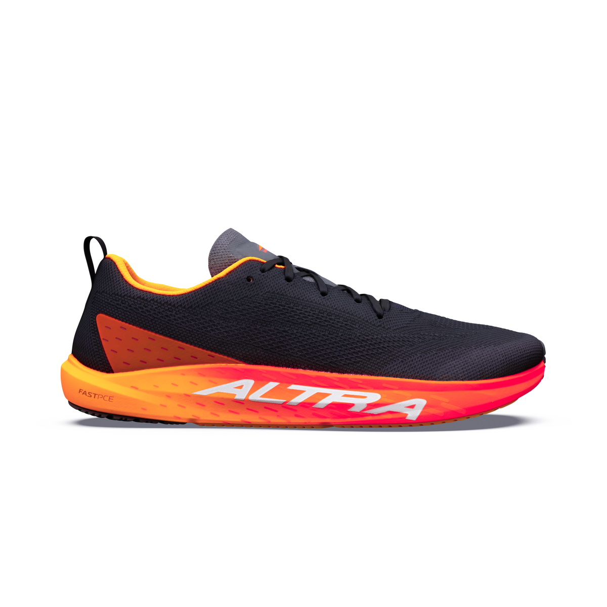Altra Vanish Pulse Running Shoes - Men's - BLACK/SILVER/ORANGE POP