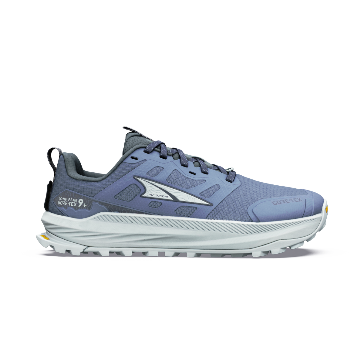 Altra Lone Peak 9+ GTX Women's Waterproof Trail Running Shoe - Flint Stone/Ice Flow
