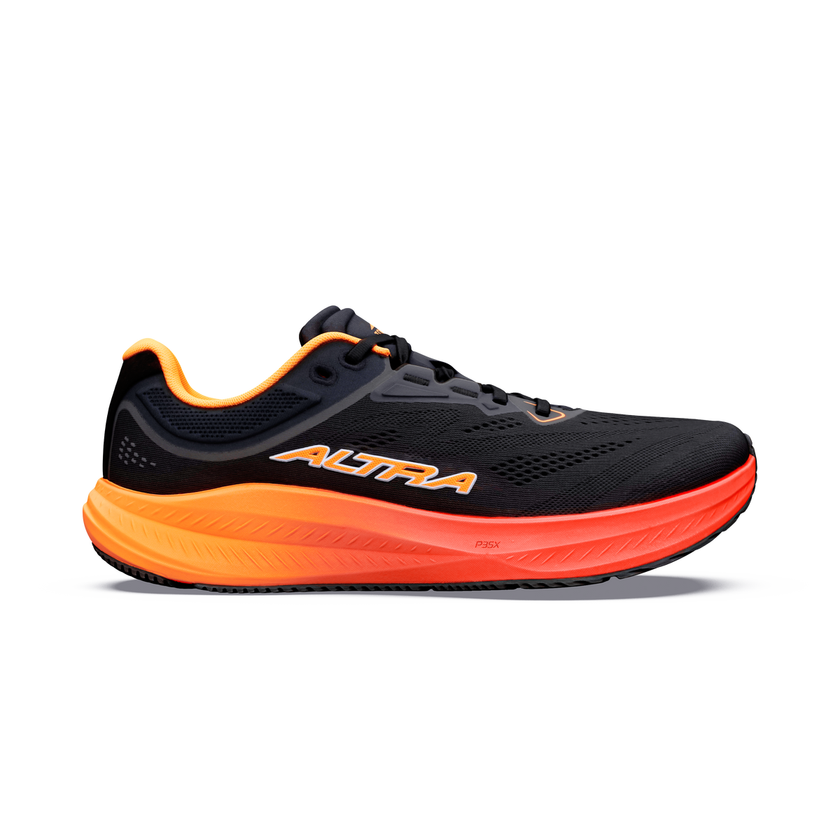 Altra Torin 9 Men's Road Running Shoe - Black/Orange Pop/Fiery Coral