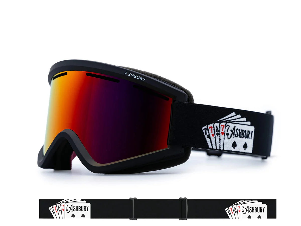 Ashbury Blackbird Snow Goggles – Snap Fit Lens System & UV Protection