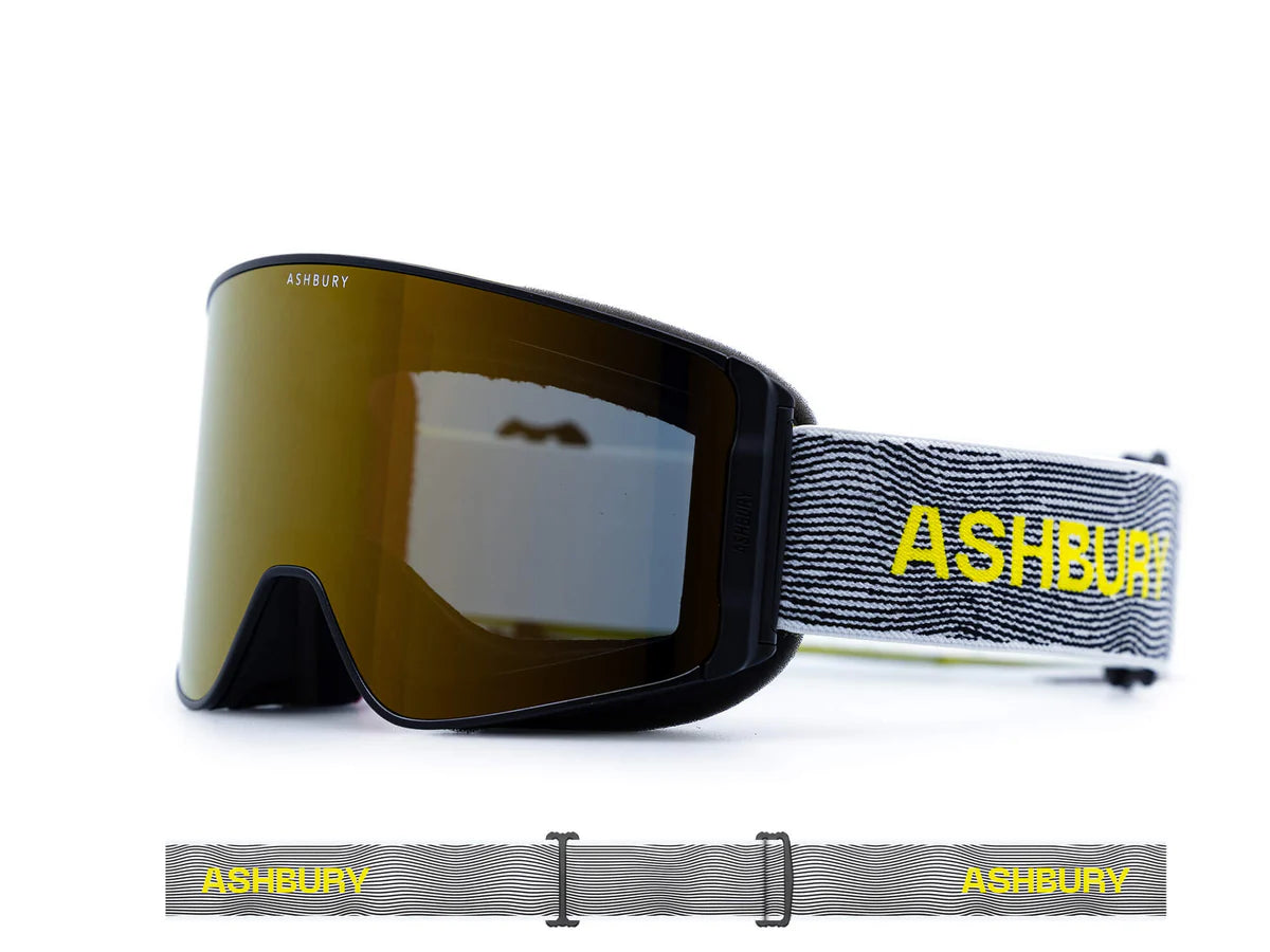 Ashbury Thunderbolt Snow Goggles – Magnetic Lens, Clip-Lock System & UV Protection