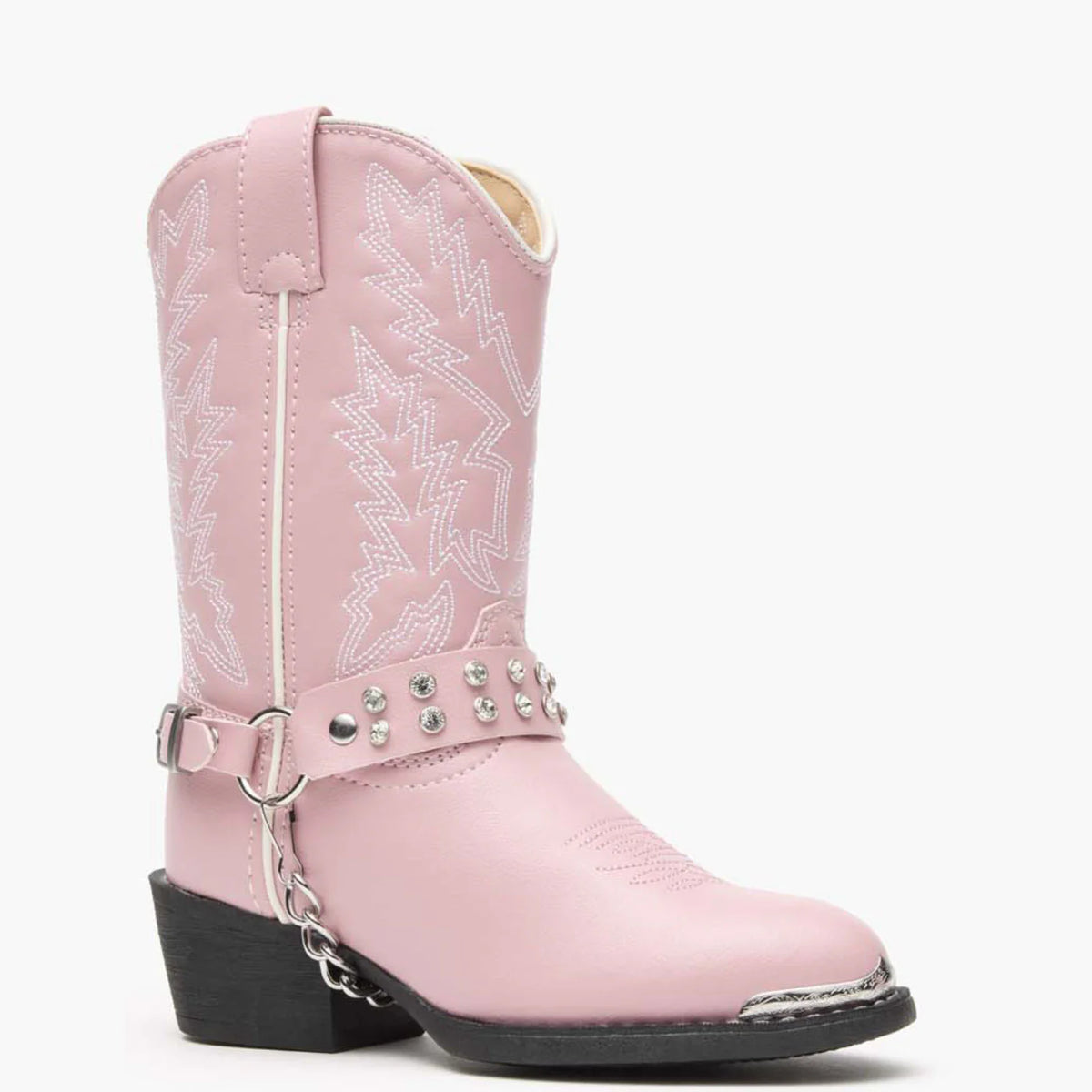 Durango® Lil' Durango® Pink Rhinestone Western Boot - Kids'