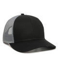 Outdoor Cap OC770 Premium Low Profile Trucker Cap – Pro Round Crown Structured Hat with Mesh Back Panels