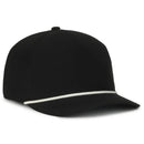 Outdoor Cap 550PF Performance 5-Panel Cap – High Crown Structured Hat with Moisture-Wicking Sweatband & Visor Cord