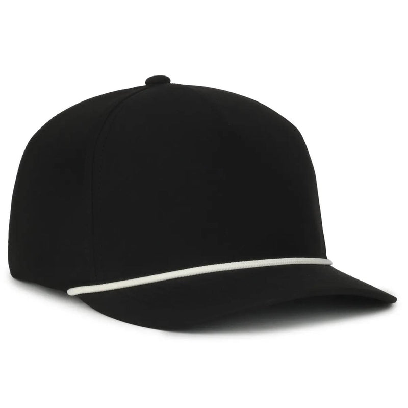 Outdoor Cap 550PF Performance 5-Panel Cap – High Crown Structured Hat with Moisture-Wicking Sweatband & Visor Cord