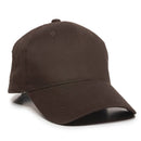 Outdoor Cap BCT-600 Structured Brushed Cotton Twill Solid Back Cap – Adjustable Hook/Loop Closure