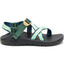 Chaco Z/1 Classic Landscapes Women's Sandals – Riverbed Deep Aqua with Adjustable Straps for Classic Comfort