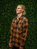 FlyLow Men's Handlebar Temperature Regulating Midlayer Tech Flannel